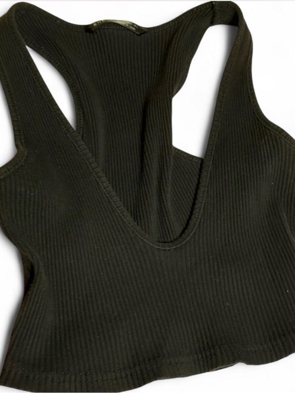 SHEIN Tank Top Bundle | Mauve Tank + Black Ribbed Crop | XS & S - Picture 3 of 5